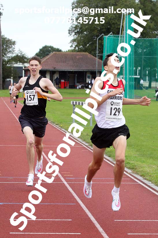 800 metres 69, NECAA Open Meeting, Morpeth, Sunday, March 23rd. David T. Hewitson/Sports for All Pics